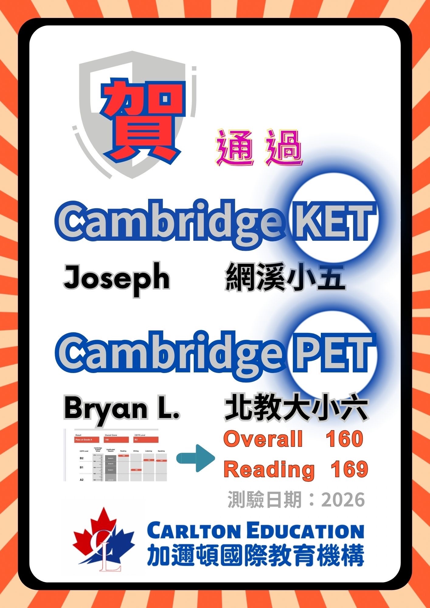 Joseph 網溪小五
Bryan L. 北教大小六